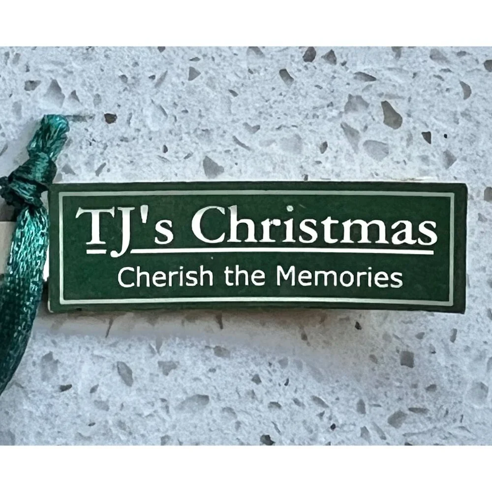Set Of 4 TJs Christmas Snowman Ornaments With Sports Theme